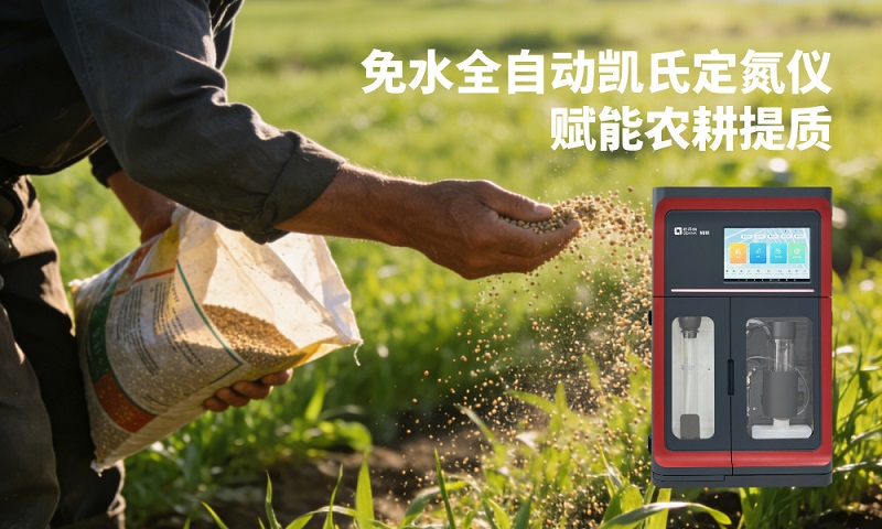 免水全自動(dòng)凱氏定氮儀賦能農(nóng)耕提質(zhì)